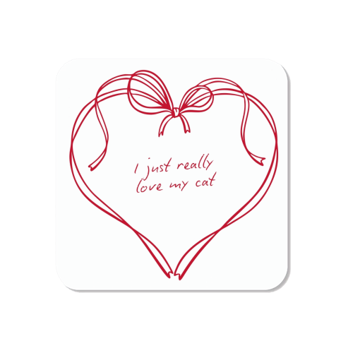 I just love my cat - Magnet by Ms Doodle