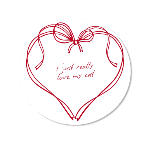 I just love my cat - Magnet by Ms Doodle