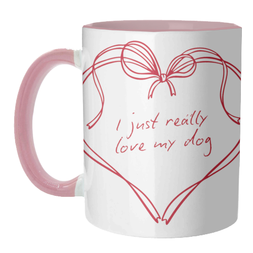 I just really love my dog - unique mug by Ms Doodle
