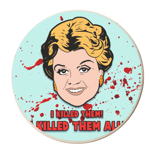 I killed them all! - personalised beer coaster by Bite Your Granny