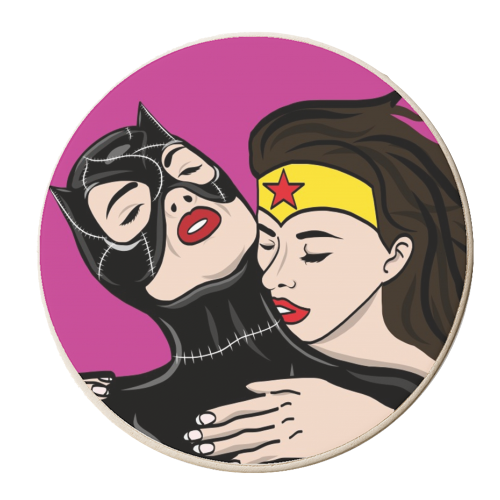 I kissed a cat and i like it! - personalised beer coaster by ainsley wilson