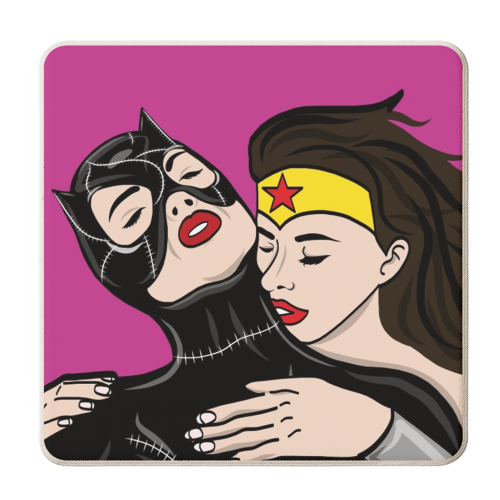 I kissed a cat and i like it! - personalised beer coaster by ainsley wilson