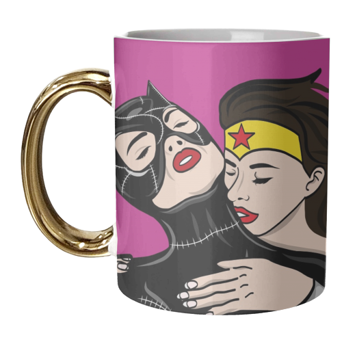 I kissed a cat and i like it! - unique mug by ainsley wilson
