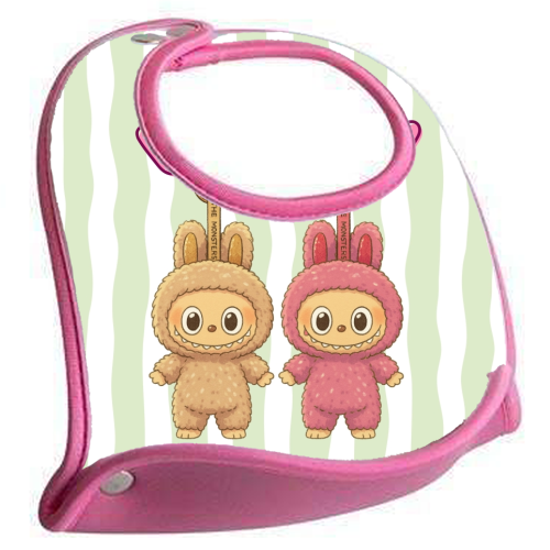 I Labubu You - feeding bib by Ms Doodle