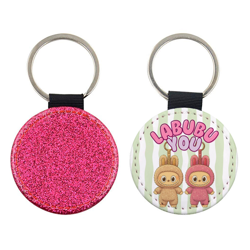 I Labubu You - keyring by Ms Doodle
