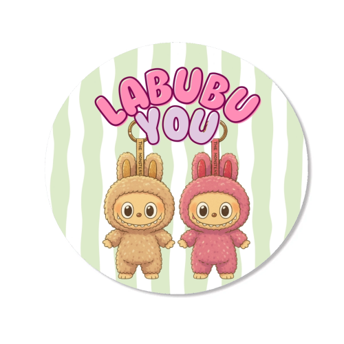 I Labubu You - Magnet by Ms Doodle