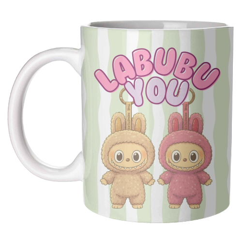 I Labubu You - unique mug by Ms Doodle