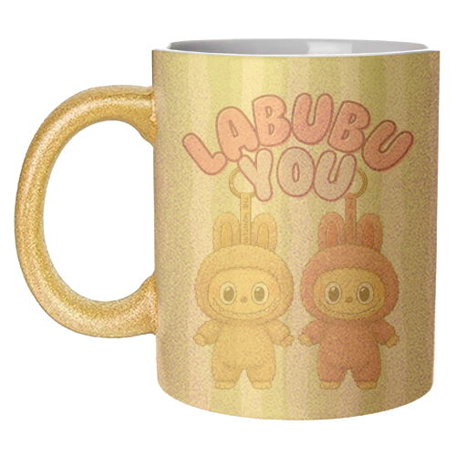 I Labubu You - unique mug by Ms Doodle