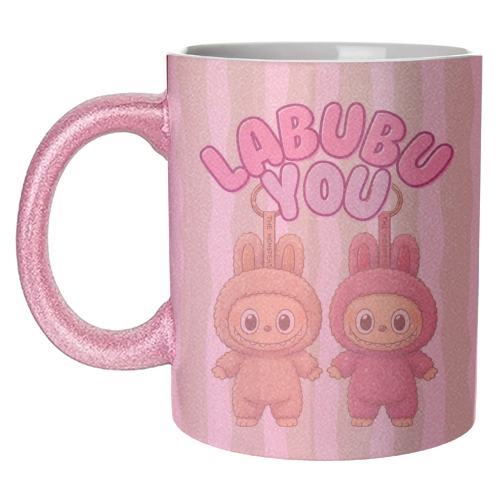 I Labubu You - unique mug by Ms Doodle