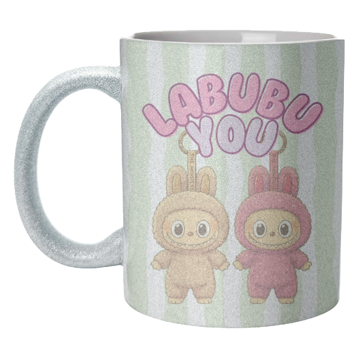 I Labubu You - unique mug by Ms Doodle