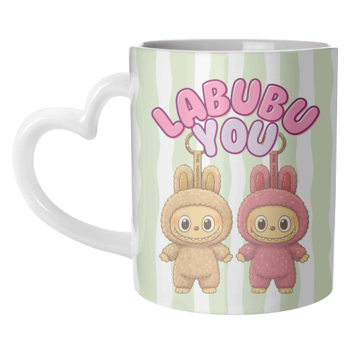 I Labubu You - unique mug by Ms Doodle