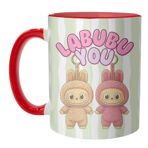 I Labubu You - unique mug by Ms Doodle