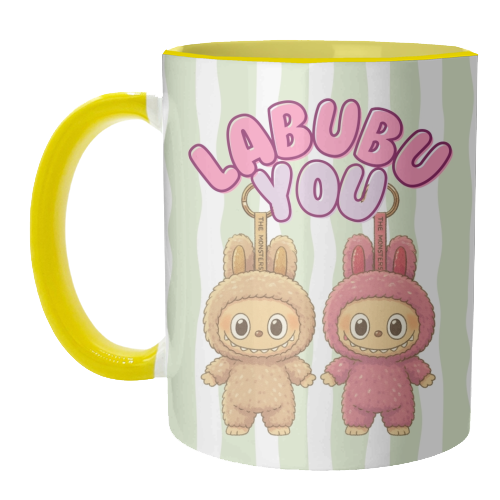 I Labubu You - unique mug by Ms Doodle