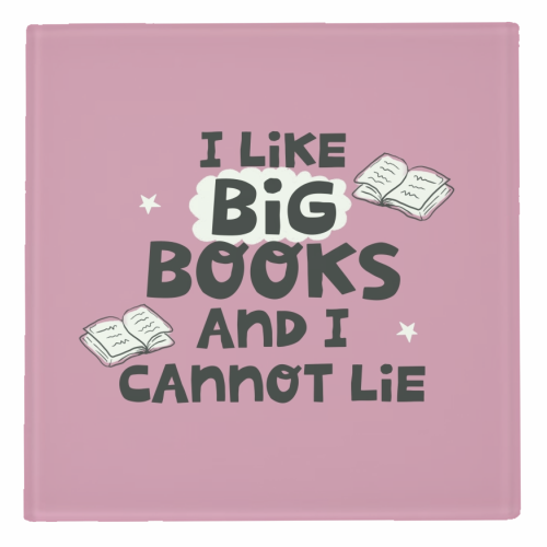 I like big books - personalised beer coaster by Giddy Kipper