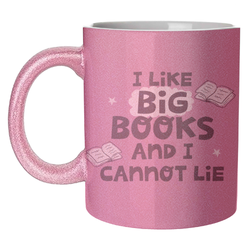 I like big books - unique mug by Giddy Kipper