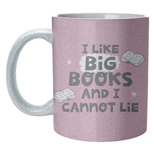 I like big books - unique mug by Giddy Kipper