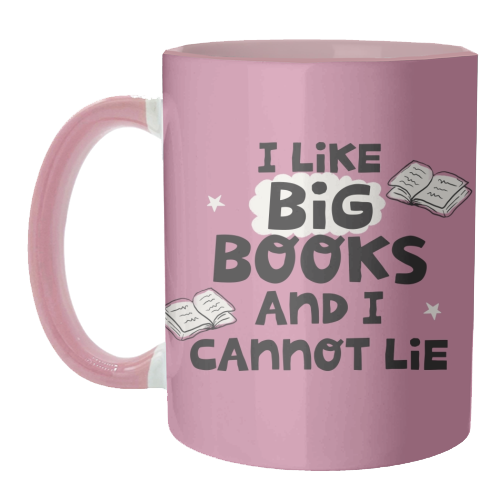 I like big books - unique mug by Giddy Kipper