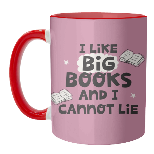 I like big books - unique mug by Giddy Kipper