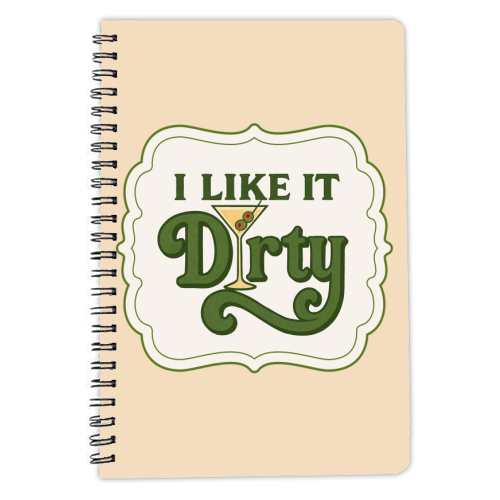 I like it Dirty - personalised A4, A5, A6 notebook by Ms Doodle