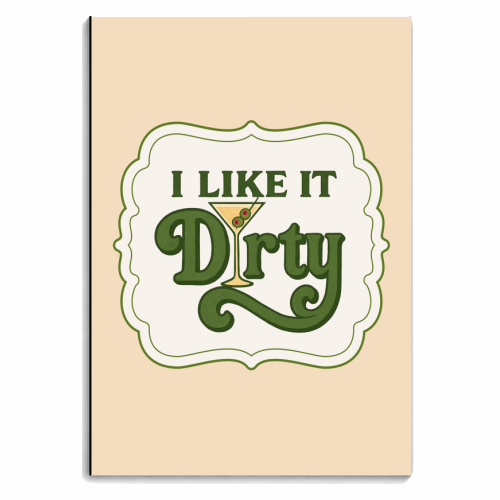 I like it Dirty - personalised A4, A5, A6 notebook by Ms Doodle