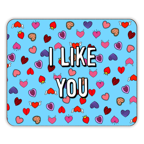 I Like You - designer placemat by Adam Regester