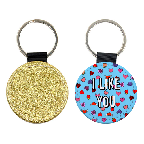 I Like You - keyring by Adam Regester