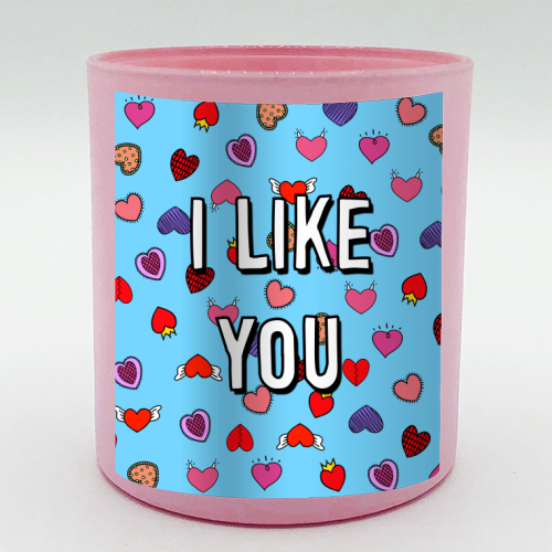 I Like You - scented candle by Adam Regester