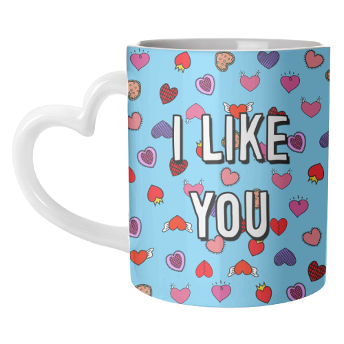 I Like You - unique mug by Adam Regester