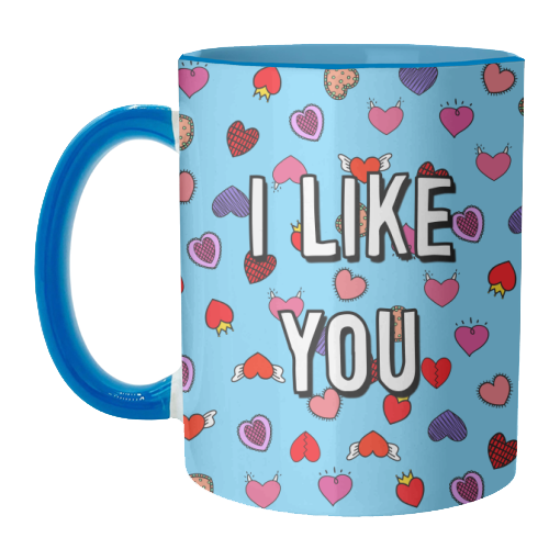 I Like You - unique mug by Adam Regester