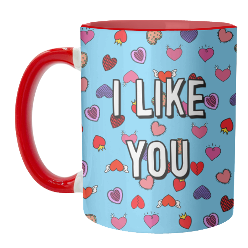 I Like You - unique mug by Adam Regester