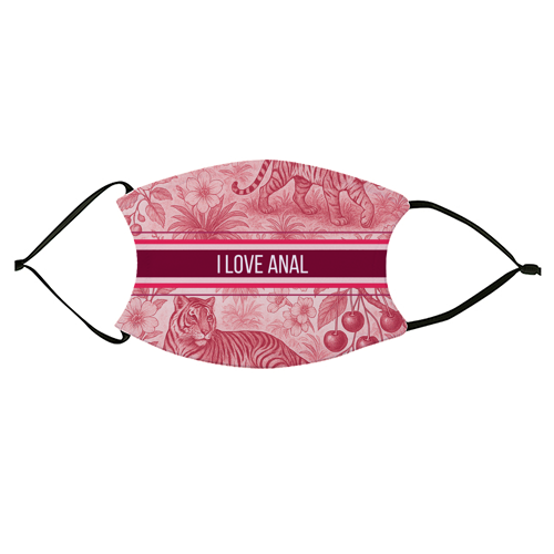 I love anal - face cover mask by Lilly Rose