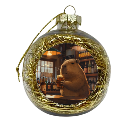 I love beer - xmas bauble by DejaReve