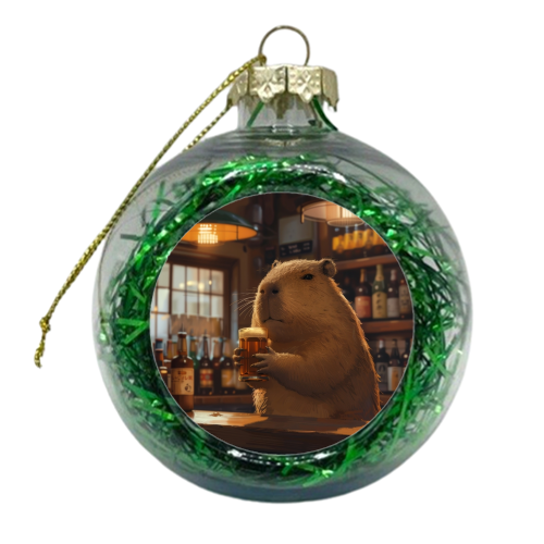 I love beer - xmas bauble by DejaReve