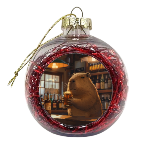 I love beer - xmas bauble by DejaReve
