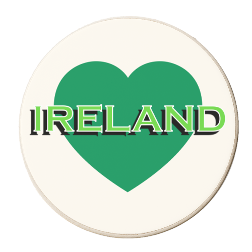 I love Ireland - personalised beer coaster by Adam Regester