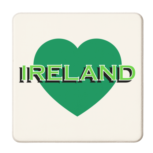 I love Ireland - personalised beer coaster by Adam Regester
