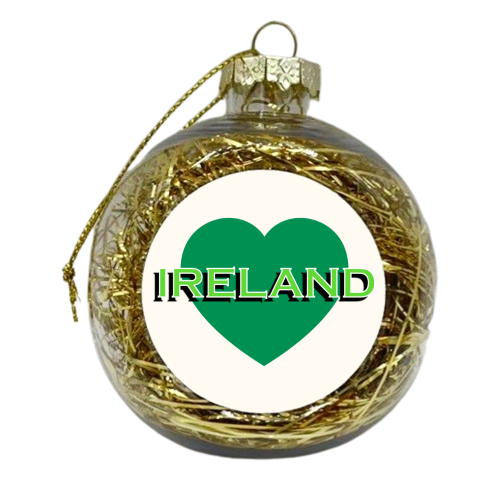 I love Ireland - xmas bauble by Adam Regester