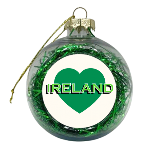 I love Ireland - xmas bauble by Adam Regester