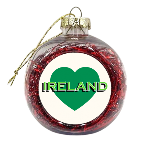 I love Ireland - xmas bauble by Adam Regester