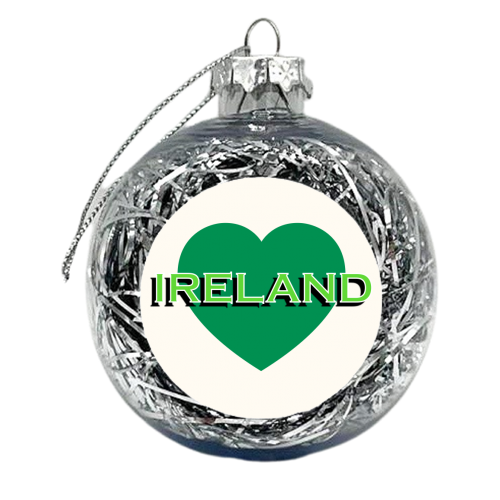 I love Ireland - xmas bauble by Adam Regester