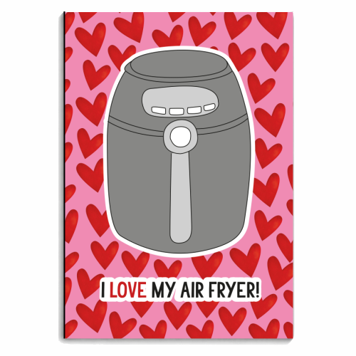 I love my air fryer! - personalised A4, A5, A6 notebook by The Boy and the Bear