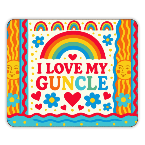 I LOVE MY GUNCLE - designer placemat by Ms Doodle
