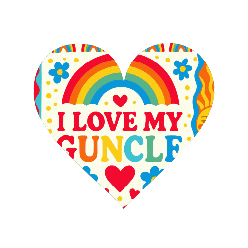 I LOVE MY GUNCLE - Magnet by Ms Doodle