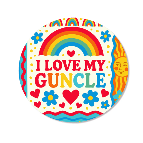 I LOVE MY GUNCLE - Magnet by Ms Doodle