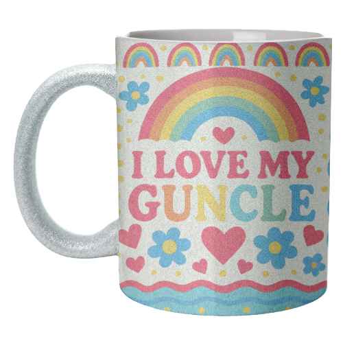I LOVE MY GUNCLE - unique mug by Ms Doodle