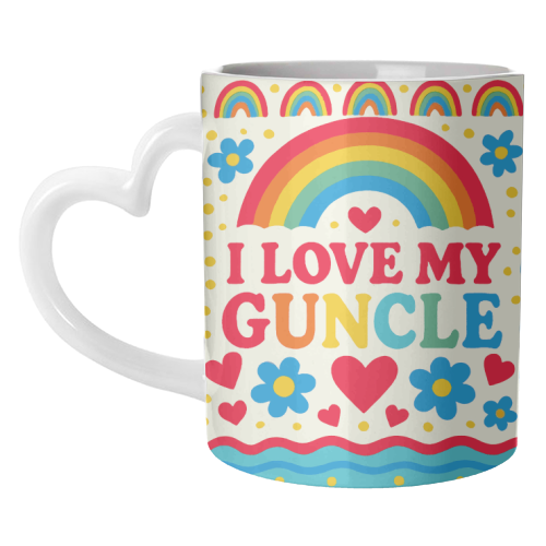 I LOVE MY GUNCLE - unique mug by Ms Doodle