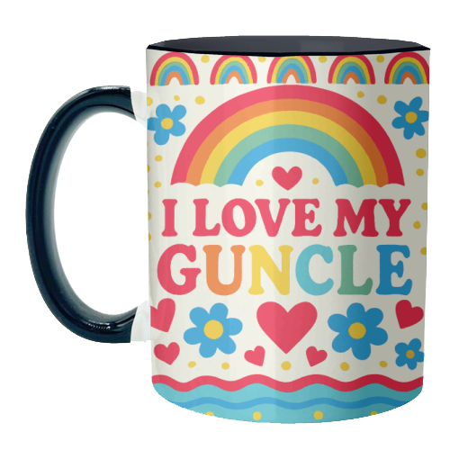I LOVE MY GUNCLE - unique mug by Ms Doodle