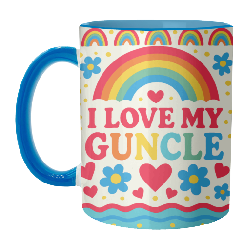 I LOVE MY GUNCLE - unique mug by Ms Doodle