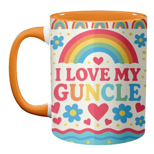 I LOVE MY GUNCLE - unique mug by Ms Doodle