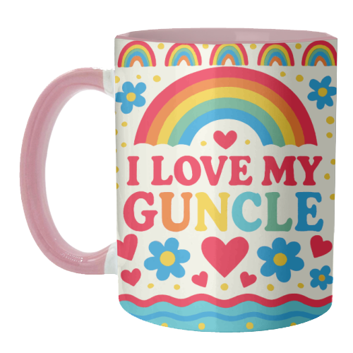I LOVE MY GUNCLE - unique mug by Ms Doodle